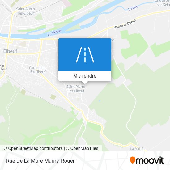 Rue De La Mare Maury plan