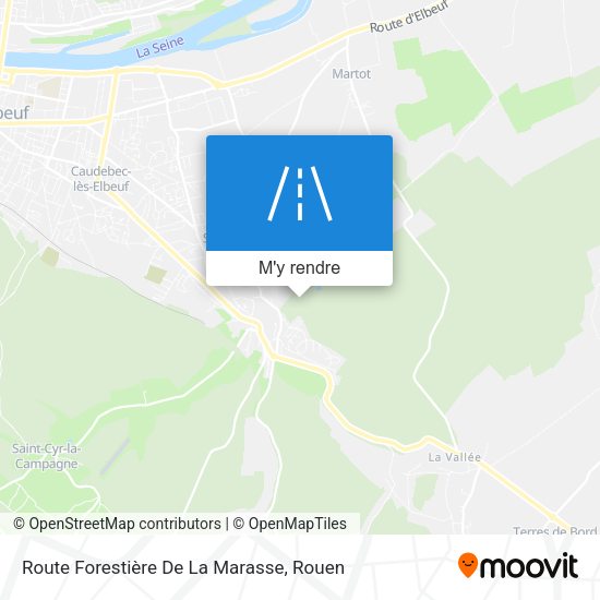 Route Forestière De La Marasse plan