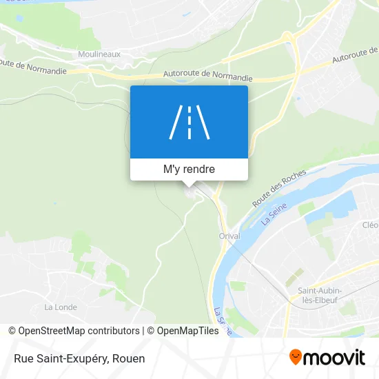 Rue Saint-Exupéry plan