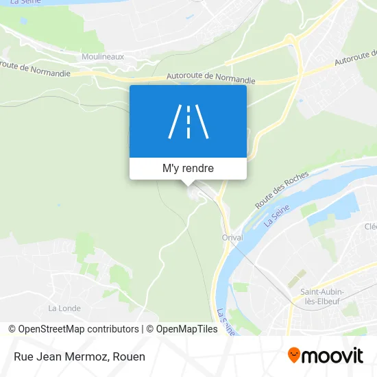 Rue Jean Mermoz plan