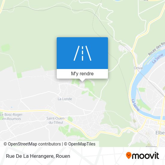 Rue De La Herangere plan