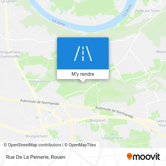 Rue De La Peinerie plan