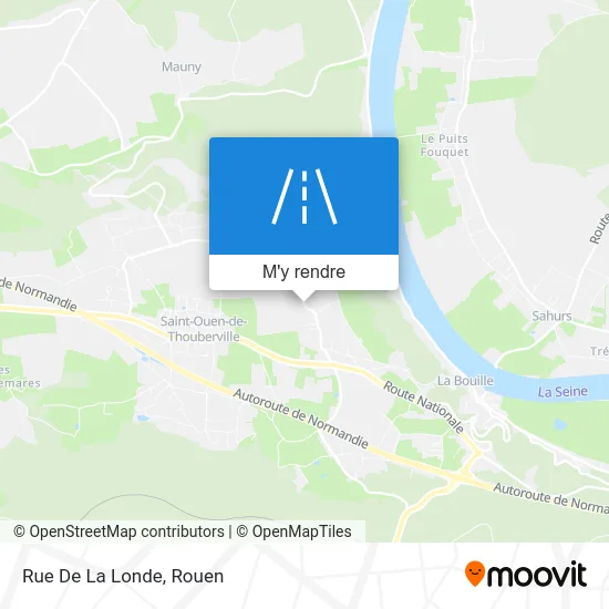 Rue De La Londe plan