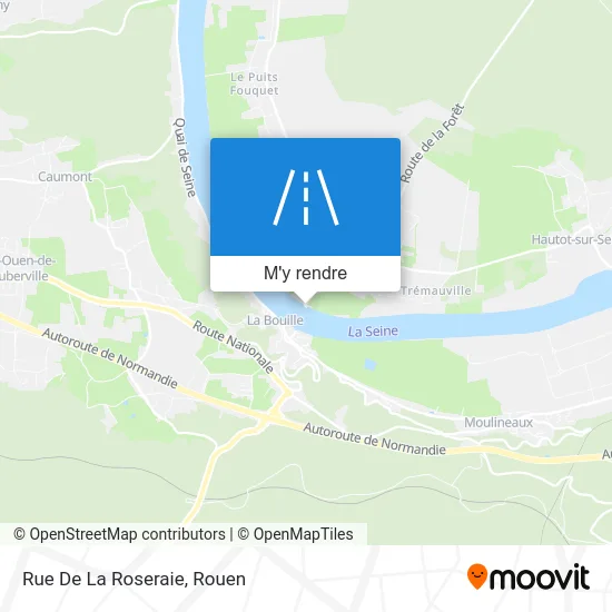 Rue De La Roseraie plan