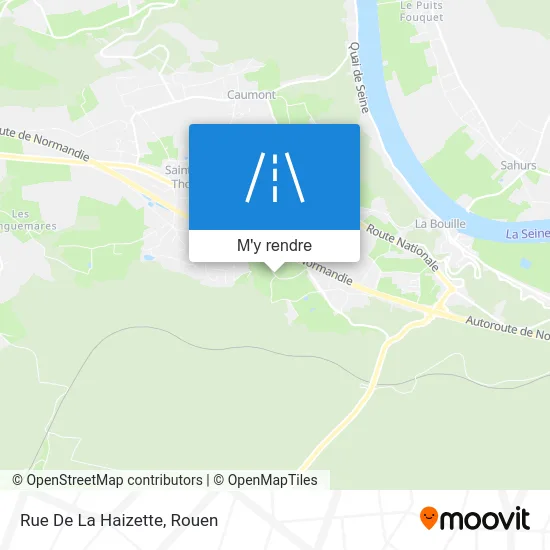 Rue De La Haizette plan