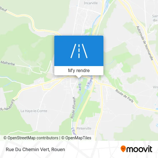 Rue Du Chemin Vert plan