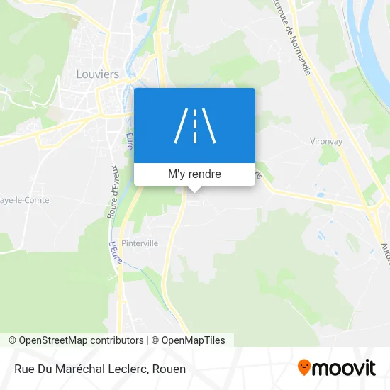 Rue Du Maréchal Leclerc plan