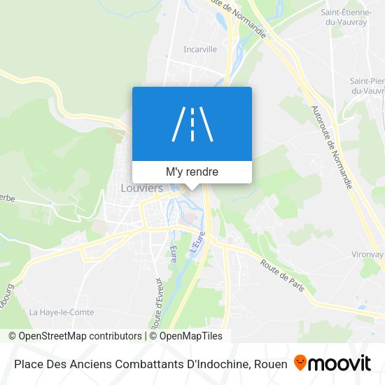 Place Des Anciens Combattants D'Indochine plan