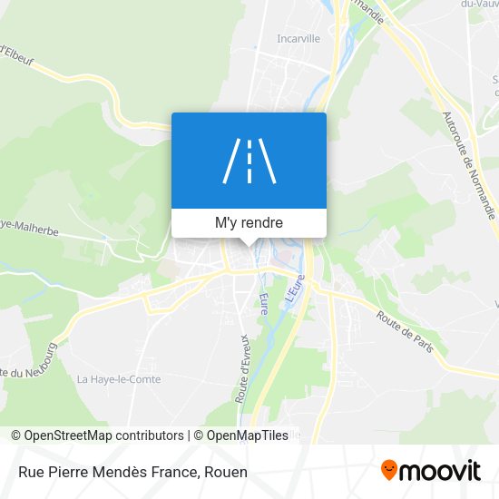 Rue Pierre Mendès France plan