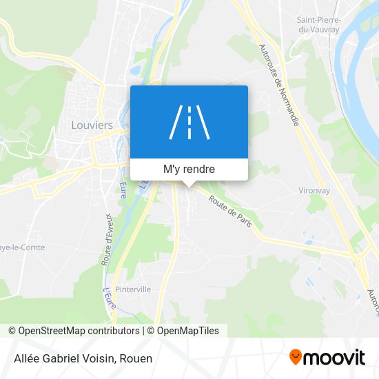 Allée Gabriel Voisin plan