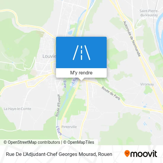 Rue De L'Adjudant-Chef Georges Mourad plan