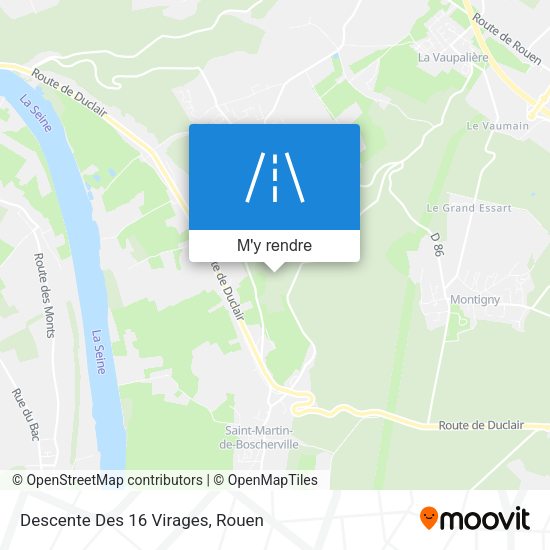 Descente Des 16 Virages plan