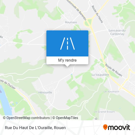 Rue Du Haut De L'Ouraille plan