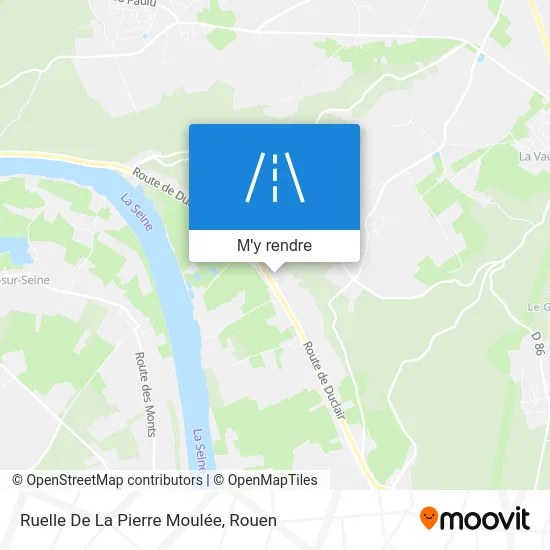 Ruelle De La Pierre Moulée plan