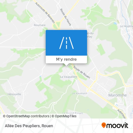 Allée Des Peupliers plan