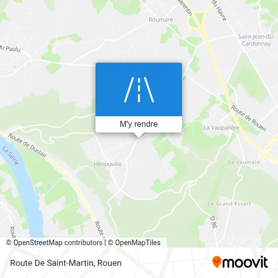 Route De Saint-Martin plan