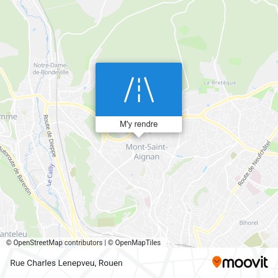 Rue Charles Lenepveu plan
