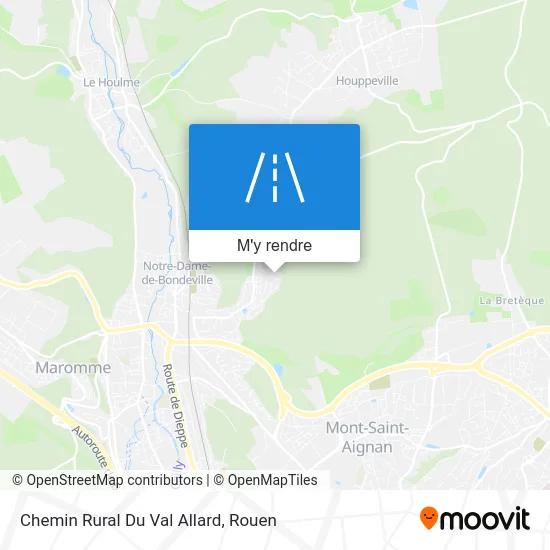 Chemin Rural Du Val Allard plan