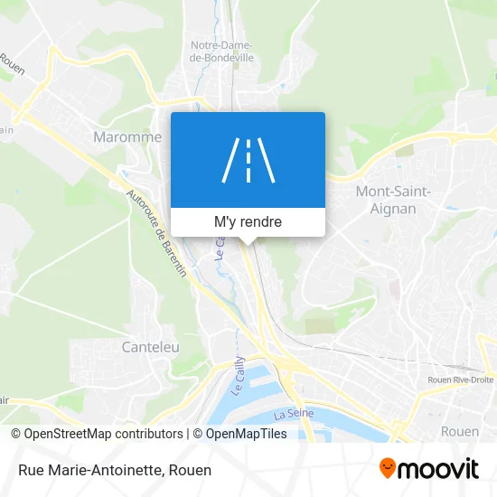 Rue Marie-Antoinette plan