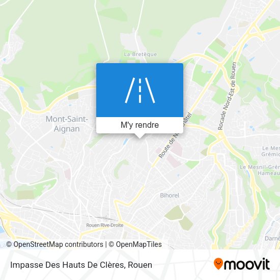 Impasse Des Hauts De Clères plan
