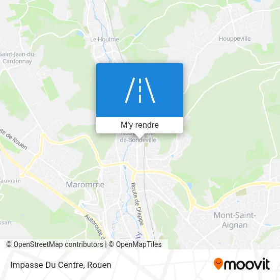 Impasse Du Centre plan