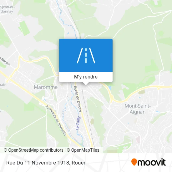 Rue Du 11 Novembre 1918 plan