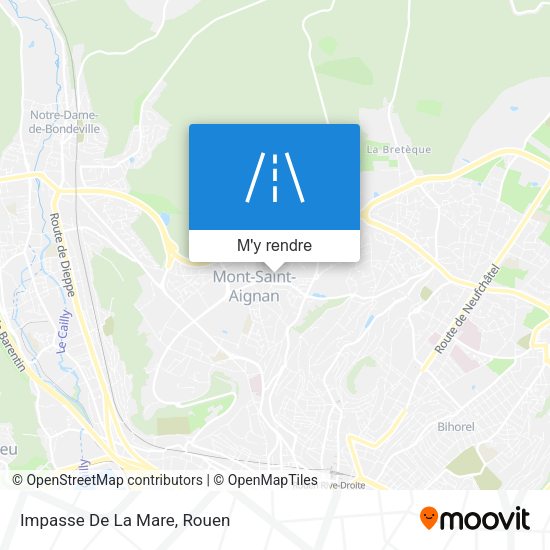 Impasse De La Mare plan