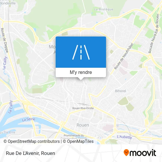 Rue De L'Avenir plan