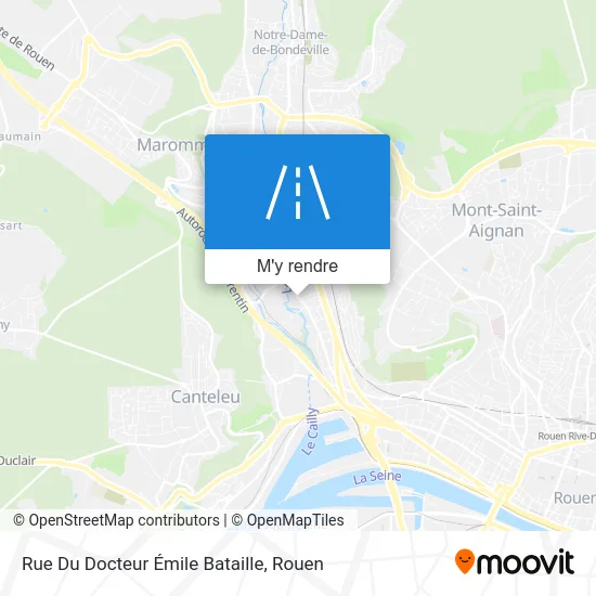 Rue Du Docteur Émile Bataille plan