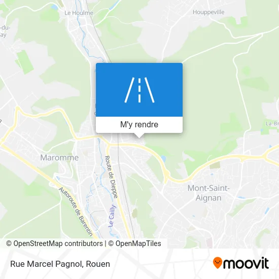 Rue Marcel Pagnol plan