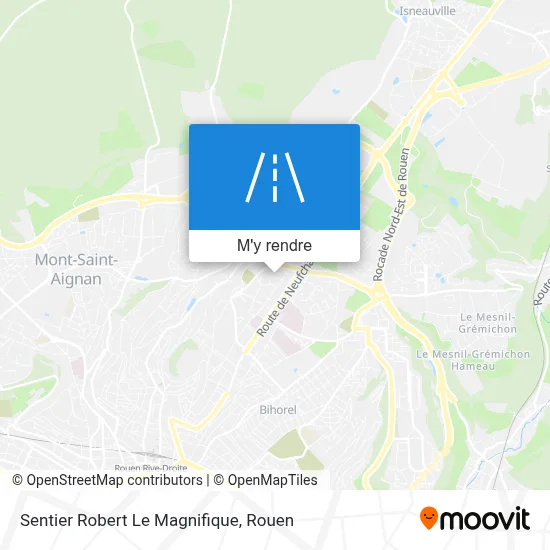 Sentier Robert Le Magnifique plan