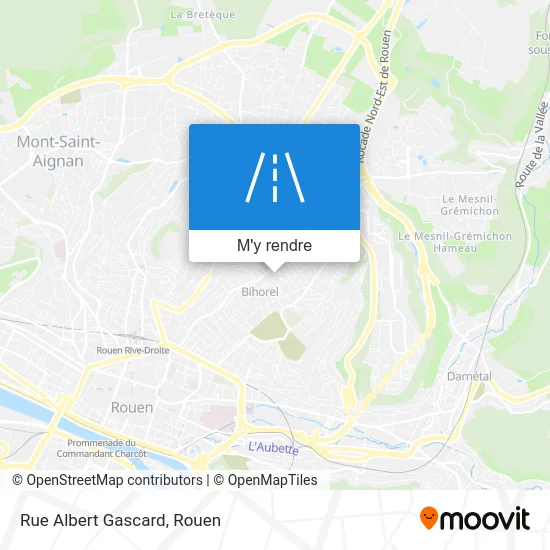 Rue Albert Gascard plan