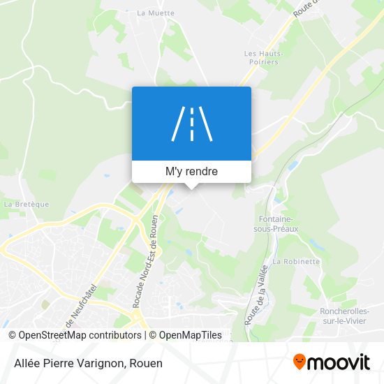 Allée Pierre Varignon plan
