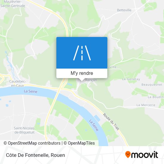 Côte De Fontenelle plan
