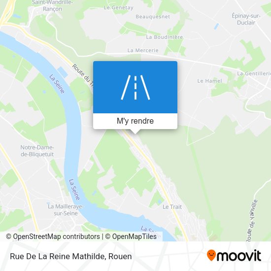 Rue De La Reine Mathilde plan