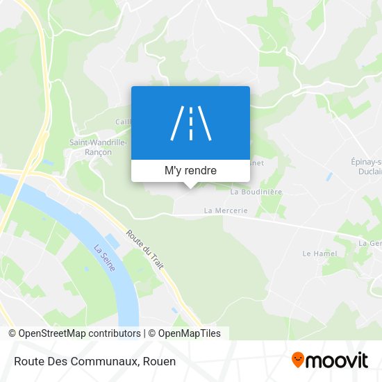 Route Des Communaux plan