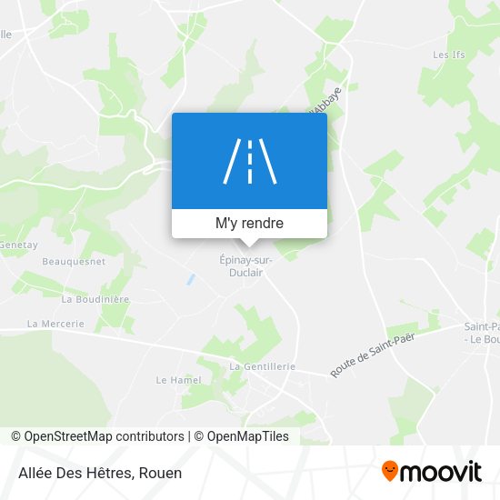 Allée Des Hêtres plan