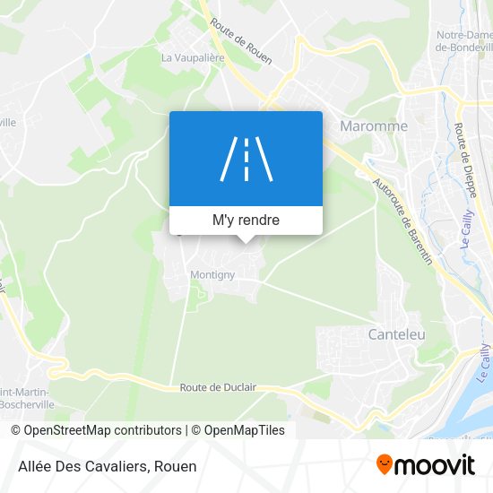 Allée Des Cavaliers plan