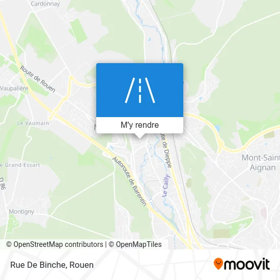 Rue De Binche plan