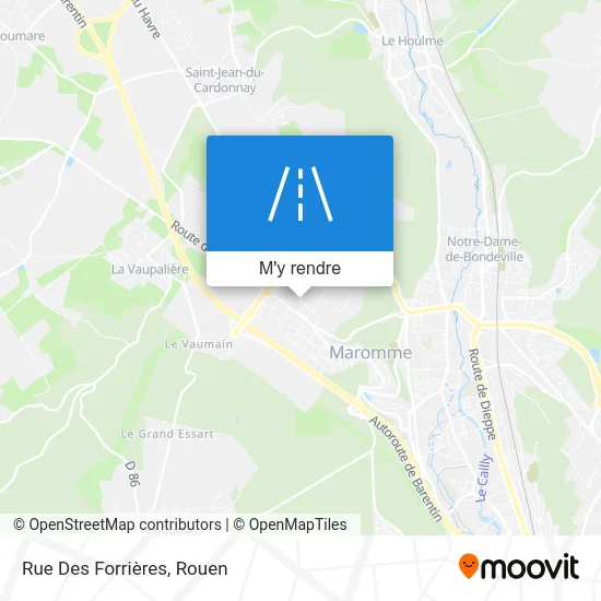 Rue Des Forrières plan