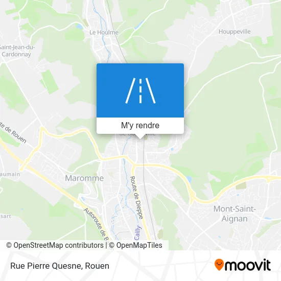 Rue Pierre Quesne plan