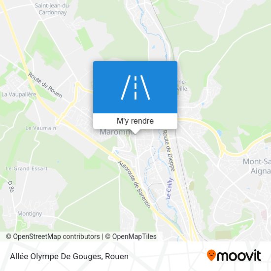 Allée Olympe De Gouges plan