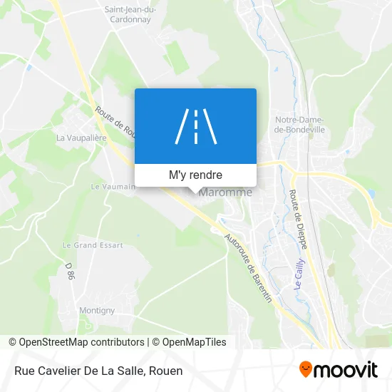 Rue Cavelier De La Salle plan