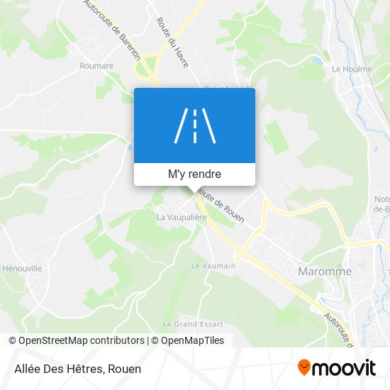 Allée Des Hêtres plan