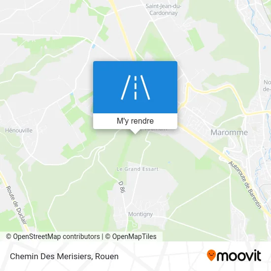 Chemin Des Merisiers plan