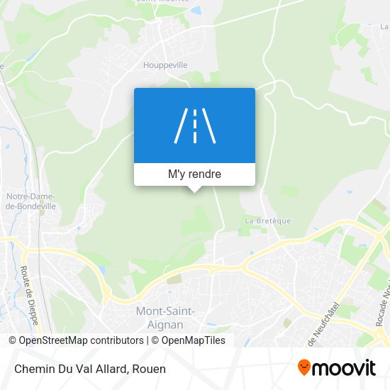 Chemin Du Val Allard plan