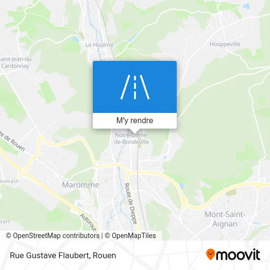 Rue Gustave Flaubert plan