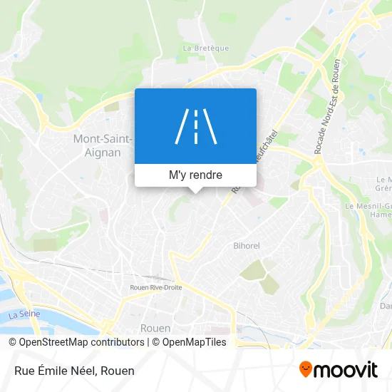 Rue Émile Néel plan