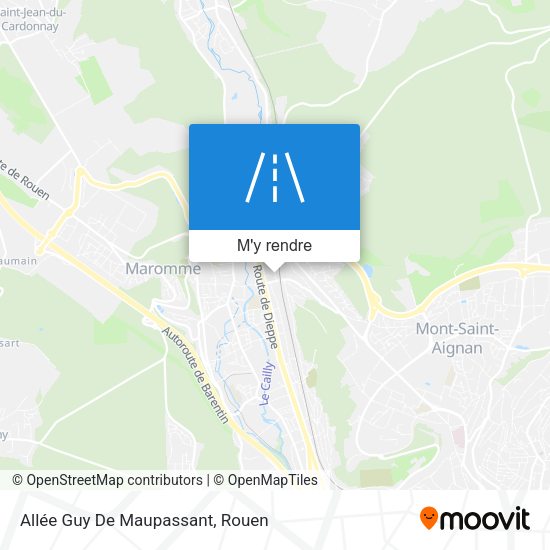 Allée Guy De Maupassant plan