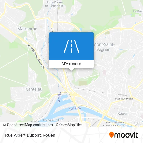 Rue Albert Dubost plan